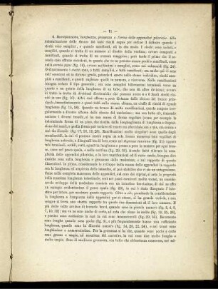 6. Ramificazione, lunghezza, grossezza e forma delle appendice piloriche