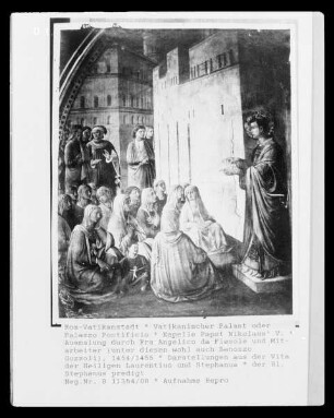 Ausstattung — Nordwand — Predigt des heiligen Stephanus