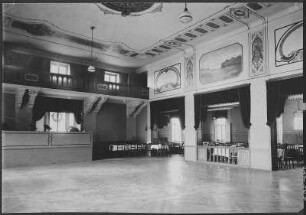 Dresden-Friedrichstadt. Konzert- und Balletablissement Bellevue (Ball-Etablissement Oswin Nitzsche), Blick in den Saal