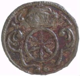 Münze, Pfennig, 1677