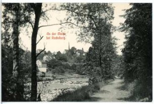 Rochsburg. an der Mulde bei Rochsburg