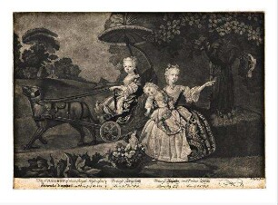 The Children of their Royal Highnesses Frederick & Augusta Prince & Princess of Wales.
