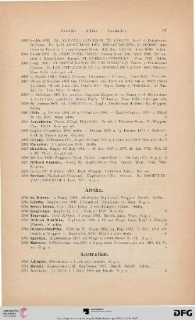 [Afrika, Australien, Asien] (Nr. 2700-2740)