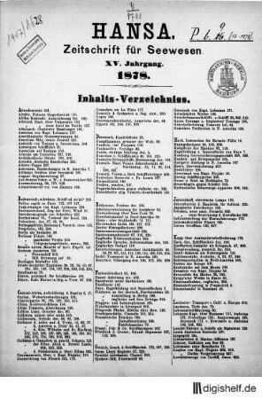 1878: 15. Jahrgang