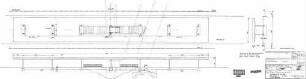 Ulm Hbf: Übersichtszeichnung Überdachung für den Bahnsteig 4 Modell Essen