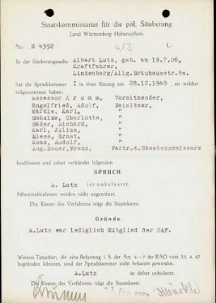 Lutz, Albert