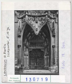 Landshut: St. Martin, Südportal