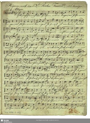 [Solo and coro:] Tenore 2.do