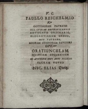V. C. Paullo Reichelmio [...]