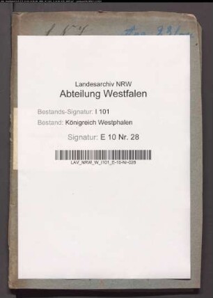 Etatsanschläge, Distrikt Paderborn