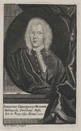 Bildnis des Iohannes Christianus Troemer