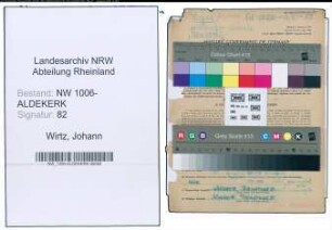 Entnazifizierung Johann Wirtz , geb. 27.12.1874 (Rektor)