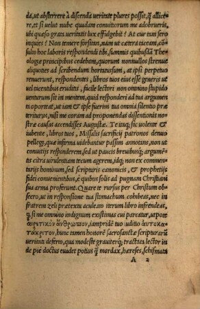 Responsio Vrbani Rhegii Ad Dvos libros primum et tertium de Missa Ioannis Eccij quibus, Missam esse Sacrificium ex scripturis ostendere, et aduersae partis obiecta diluere conatur