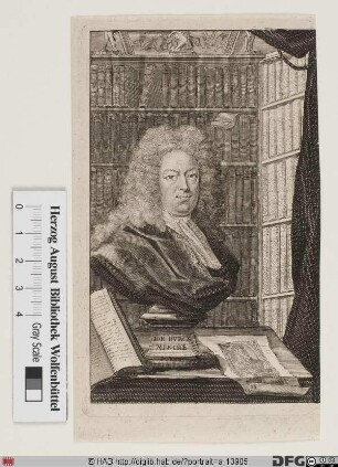 Bildnis Johann Burchard Mencke