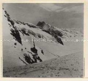 Wengen, Jungfrau-Joch, Blick auf Hotel und Aletschgletscher