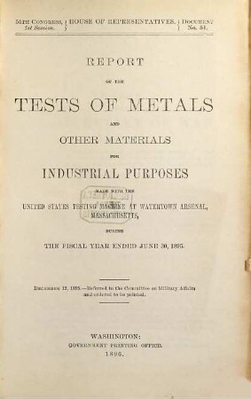 House documents. [470.] 1895/96, Vol. 46 = Congress 54, Sess. 1