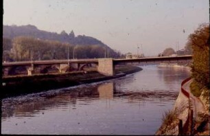 Esslingen, Pliensaubrücke, flussaufwärts