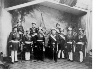 Neusser Jägerkorps: Eine neue Fahne, 1890