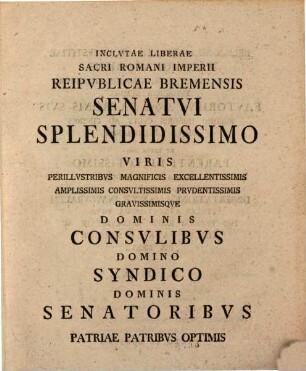 De separatione liberorum, eiusque fundamento, communione bonorum secundum iura statutaria Bremensia specimen inaugurale