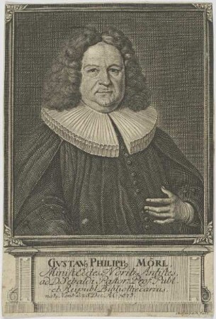 Bildnis des Gvstavus Philippus Mörl