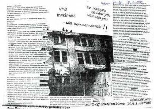 Flugschrift: Viva Marianne  wir kommen wieder, 1989