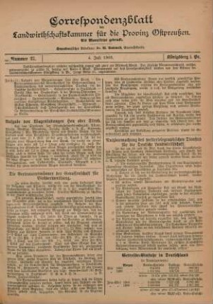 Nummer 27. 4. Juli 1900.