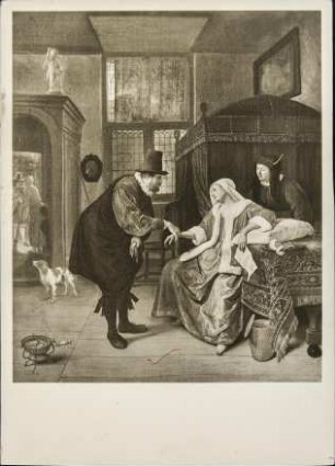 Jan Steen (1626-1679) - Die Liebeskranke [R]
