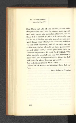 An Karoline Herder Darmstadt, den 3. September 1776