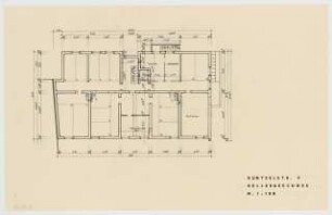 Wohnhäuser Prinzregentenstraße 8 / Güntzelstraße 9, Berlin-Wilmersdorf: Grundriss Kellergeschoss 1:100