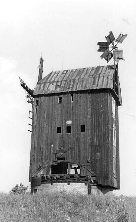 Bautzen-Oehna. Paltrockmühle (vor 2002 bis auf den Sockel abgebrochen)