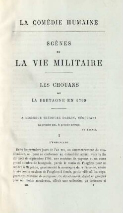 La Comédie humaine. Scènes de la vie militaire