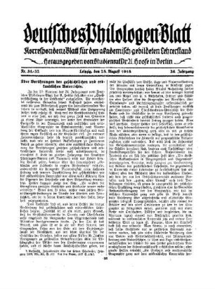 Über Berührungen des geschichtlichen und erdkundlichen Unterrichts