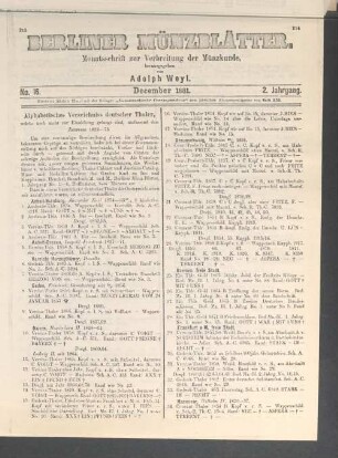 No. 16. December 1881