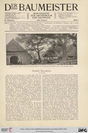 Heft 5 (1905, Februar)