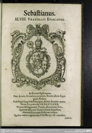 Sebastianus. XLVIII. Vratislav. Episcopus