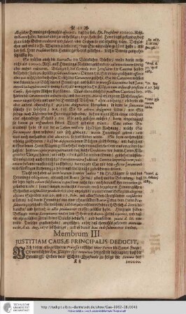 Membrum III. JUSTITIAM CAUSAE PRINCIPALIS DEDUCIT,