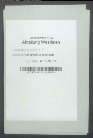 Ernennung der Friedensrichter im Weserdepartement