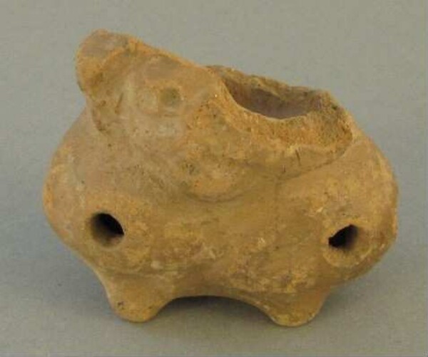 Fragment de pipe en terre cuite