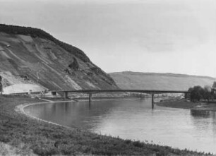 Moselbrücke Thörnich nach Moselaufstau