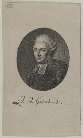 Bildnis des Johann Jacob Griesbach