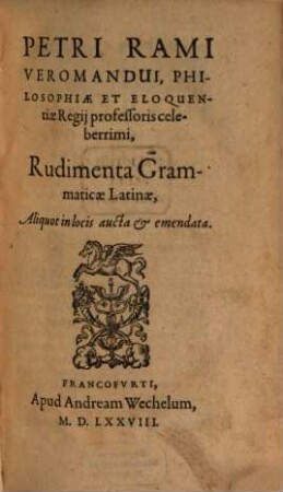 Rudimenta grammaticae latinae