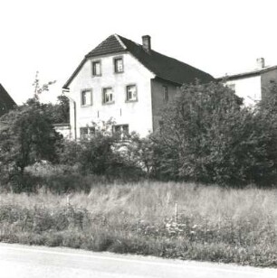 Colditz-Möseln, Seuphaner Straße 3 b. Wohnstallhaus (1846). Giebelansicht
