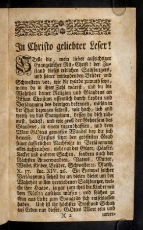 2r-3r, In Christo geliebter Leser!
