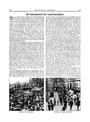Die Internationale der Jugend marschiert