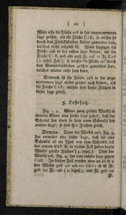 5. Lehrsatz.