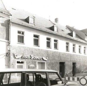 Reichenbach (Vogtland), Museumsstraße 1. Wohnhaus mit Laden