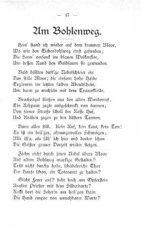 Am Bohlenweg.