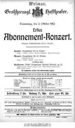 Abonnement=Konzert
