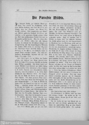 Die Parochie Mölbis
