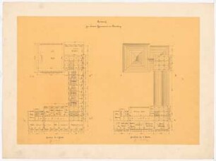 Gymnasium, Bromberg: Grundriss 1. OG, 2. OG